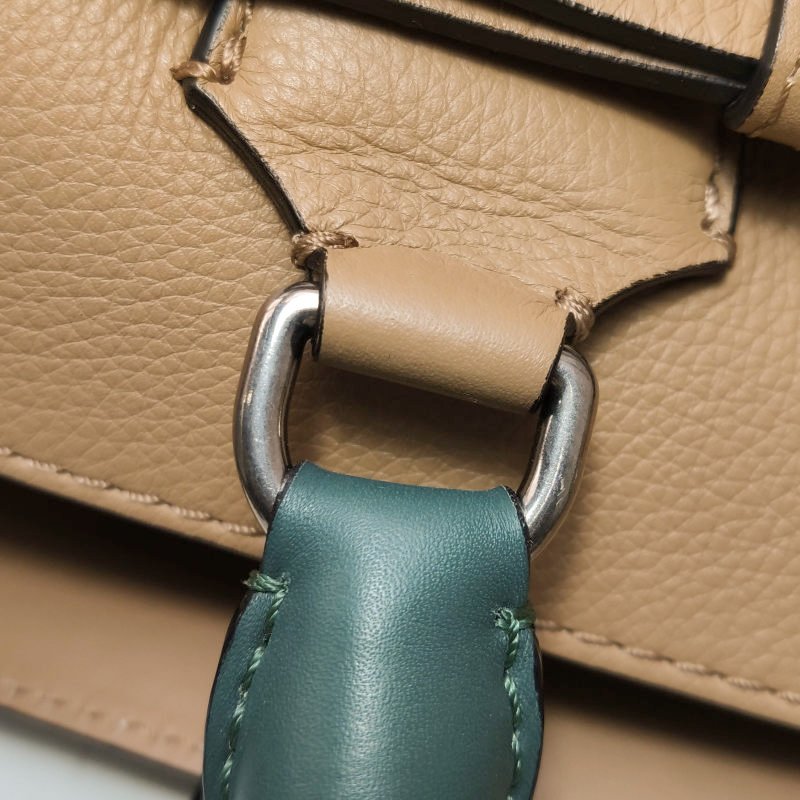 Burberry The Belt 牛皮拼色腰帶裝飾斜挎包-12