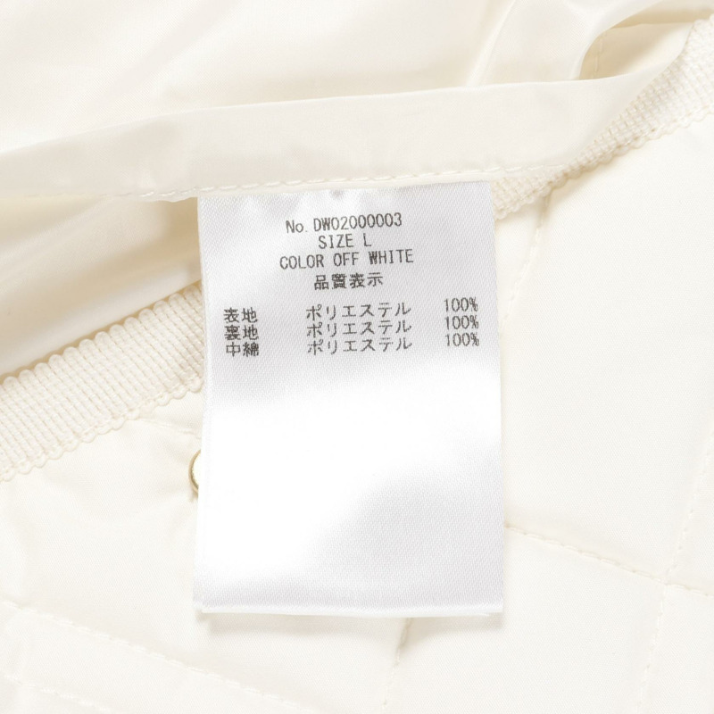 Daniel Wellington 輕薄絎縫外套 DW02000003L 聚酯纖維 白色 全新 女款-3