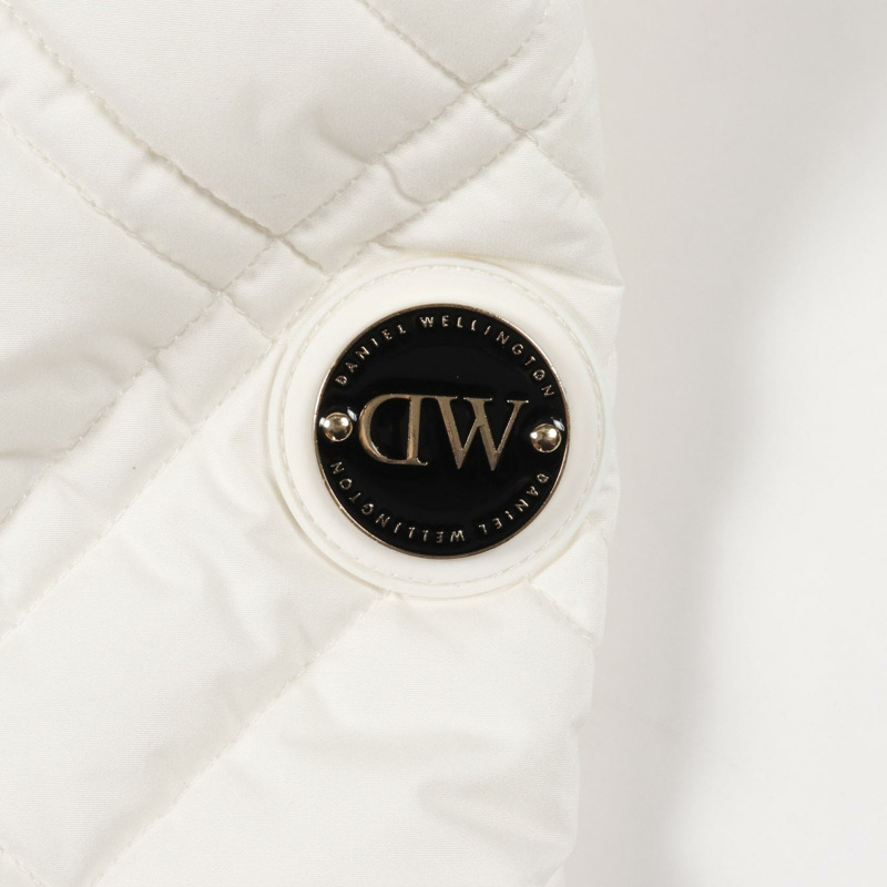 Daniel Wellington 輕薄絎縫外套 DW02000003L 聚酯纖維 白色 全新 女款-5