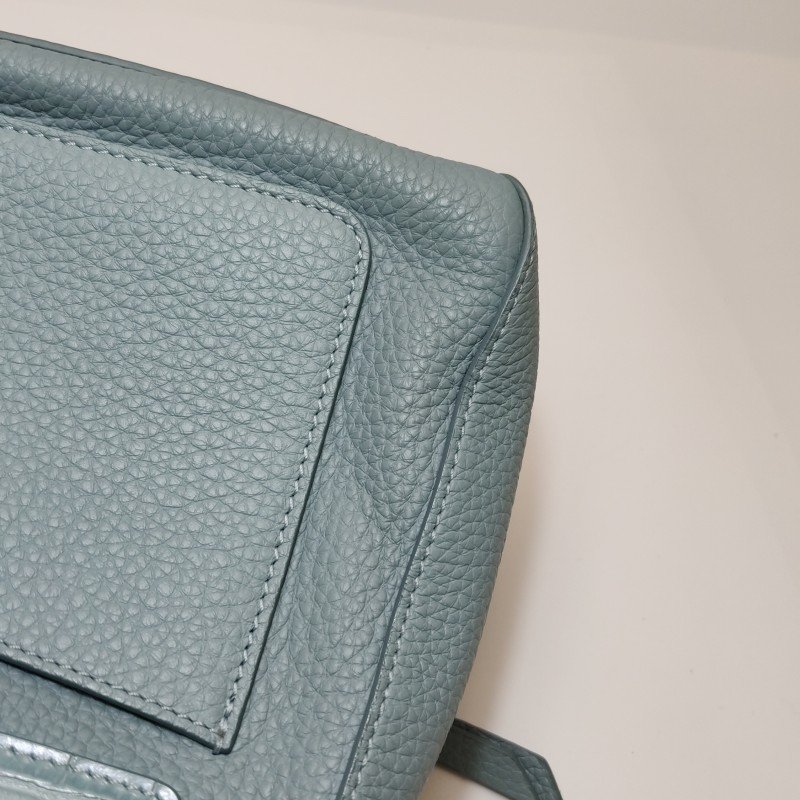 Chloe Faye 中號 牛皮鱷魚壓紋鏈條扣飾斜挎包單肩包-10