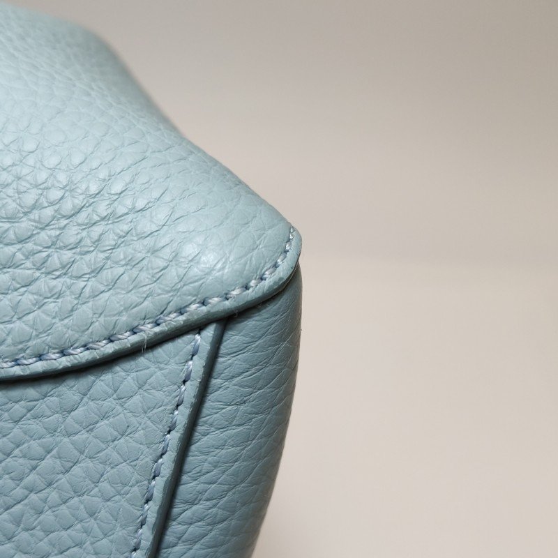 Chloe Faye 中號 牛皮鱷魚壓紋鏈條扣飾斜挎包單肩包-12