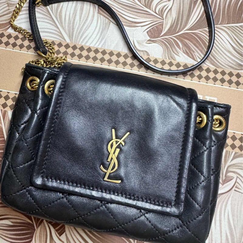 Saint Laurent YSL Nolita Mini Bag小羊皮 黑色-5