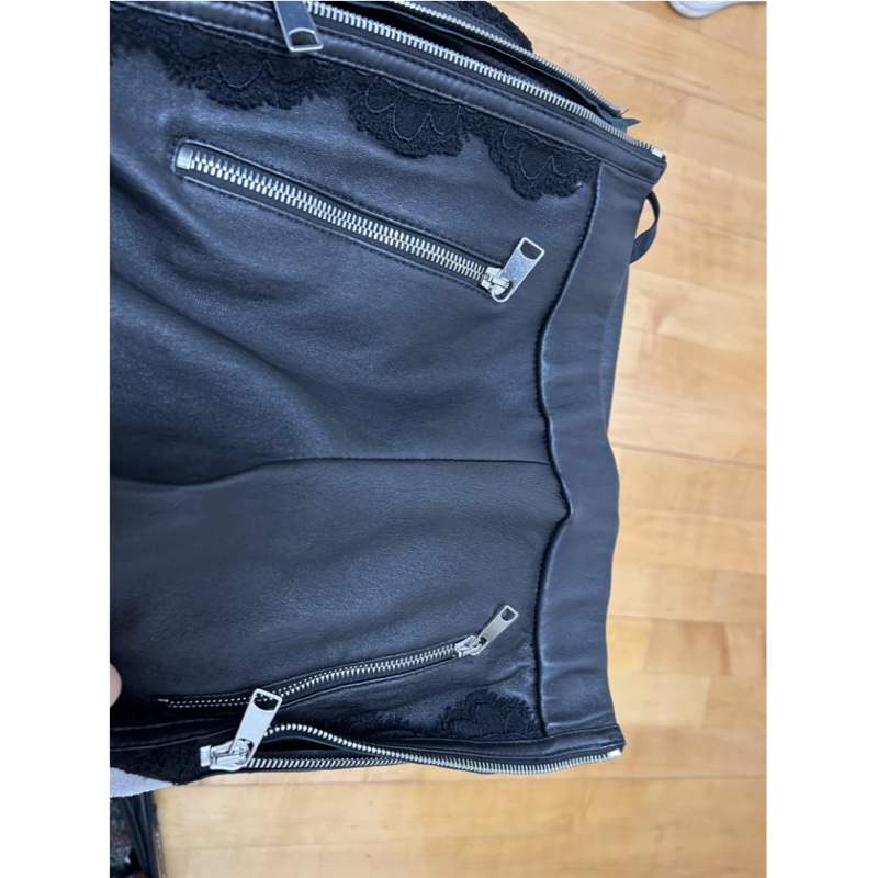 Alexander McQueen 羊皮皮褲-4