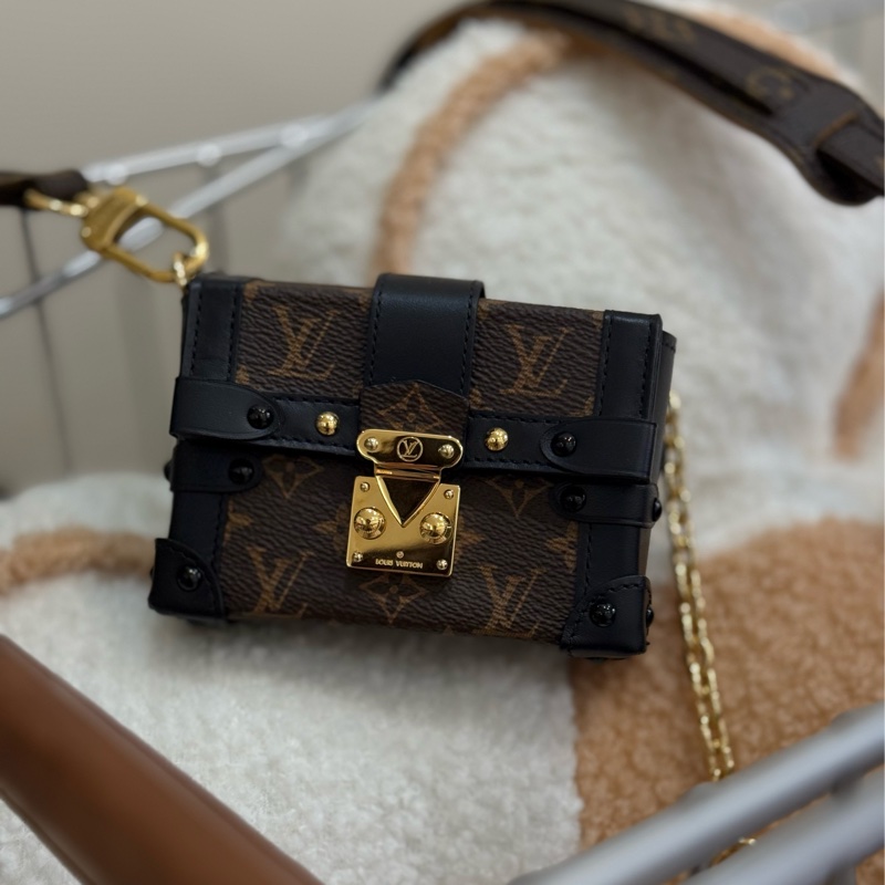 LV mini trunk 小盒子 贈Lv原廠可調節背帶-0
