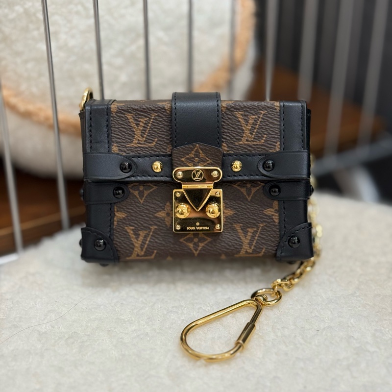 LV mini trunk 小盒子 贈Lv原廠可調節背帶-2