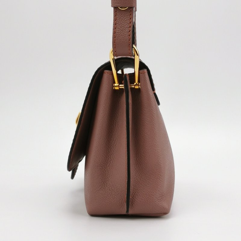 Burberry Buckle 牛皮金屬字母Logo搭扣斜挎包斜挎包-2