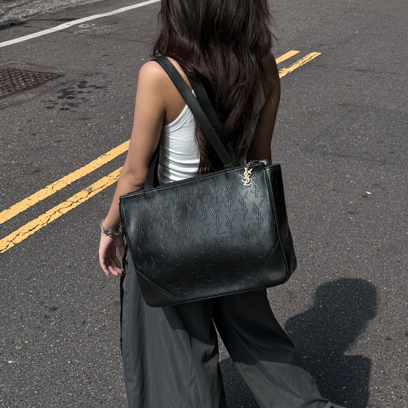 （極新🎁） YSL 聖羅蘭“ysl黑老花” 肩背包 專櫃價98000！-5