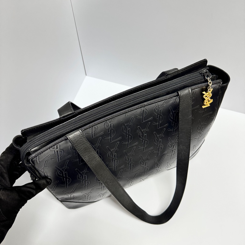 （極新🎁） YSL 聖羅蘭“ysl黑老花” 肩背包 專櫃價98000！-21