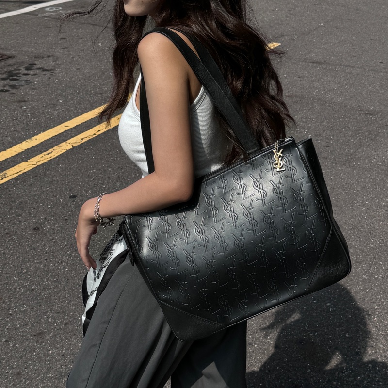 （極新🎁） YSL 聖羅蘭“ysl黑老花” 肩背包 專櫃價98000！-27