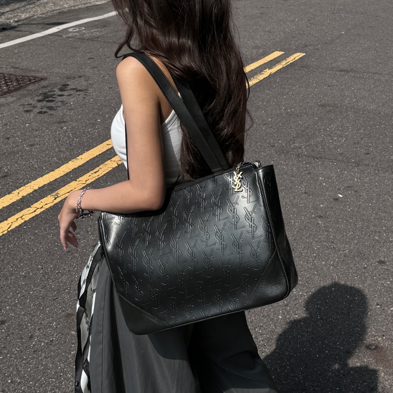 （極新🎁） YSL 聖羅蘭“ysl黑老花” 肩背包 專櫃價98000！-28