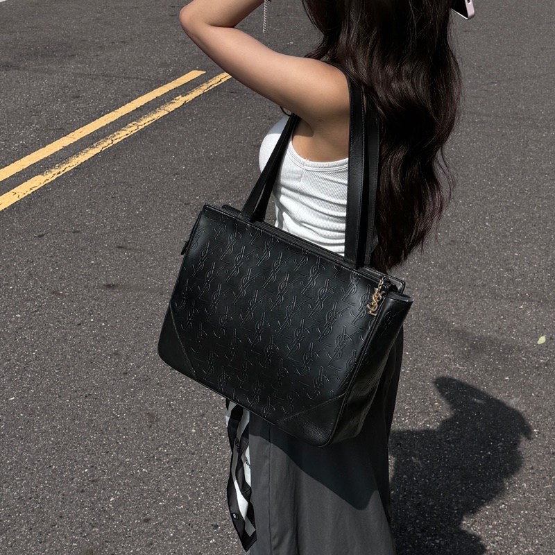 （極新🎁） YSL 聖羅蘭“ysl黑老花” 肩背包 專櫃價98000！-29