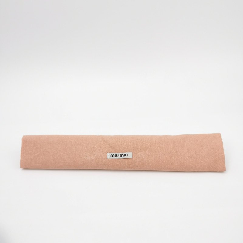 Miu Miu Miu Lady 牛皮牛仔布純色大花圓扣斜挎包單肩包-8