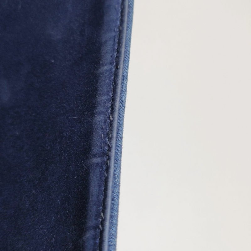 Miu Miu Miu Lady 牛皮牛仔布純色大花圓扣斜挎包單肩包-10