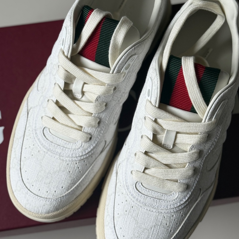 『全新』肖戰陳哲遠同款 Gucci小白鞋38.5-6