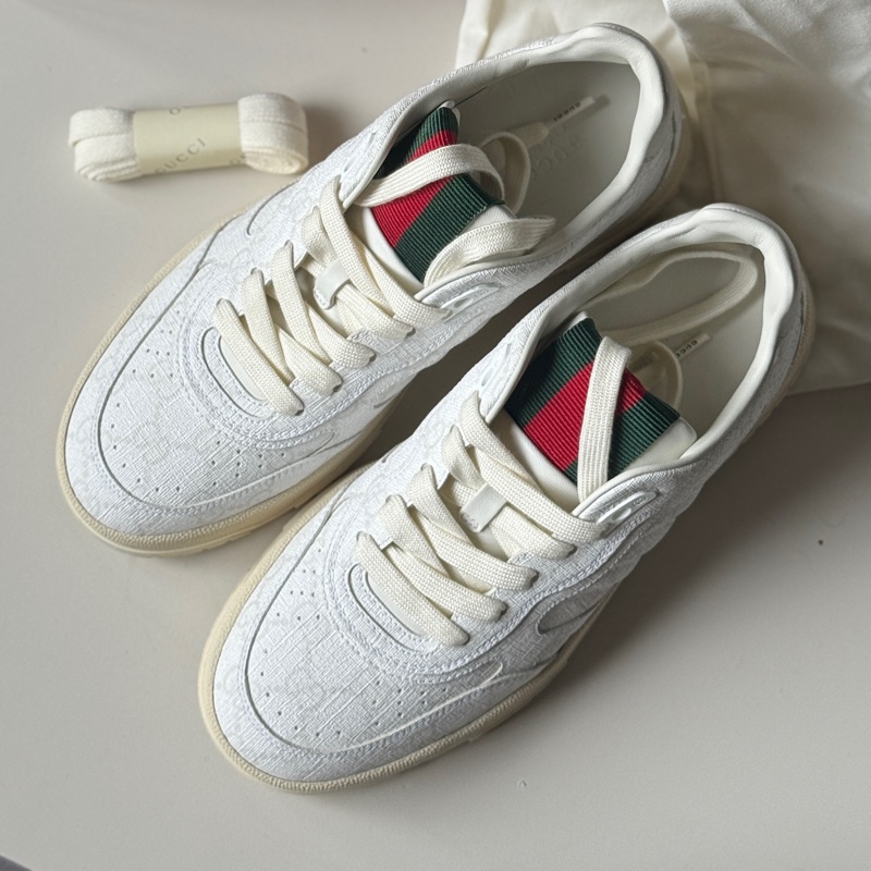 『全新』肖戰陳哲遠同款 Gucci小白鞋38.5-9