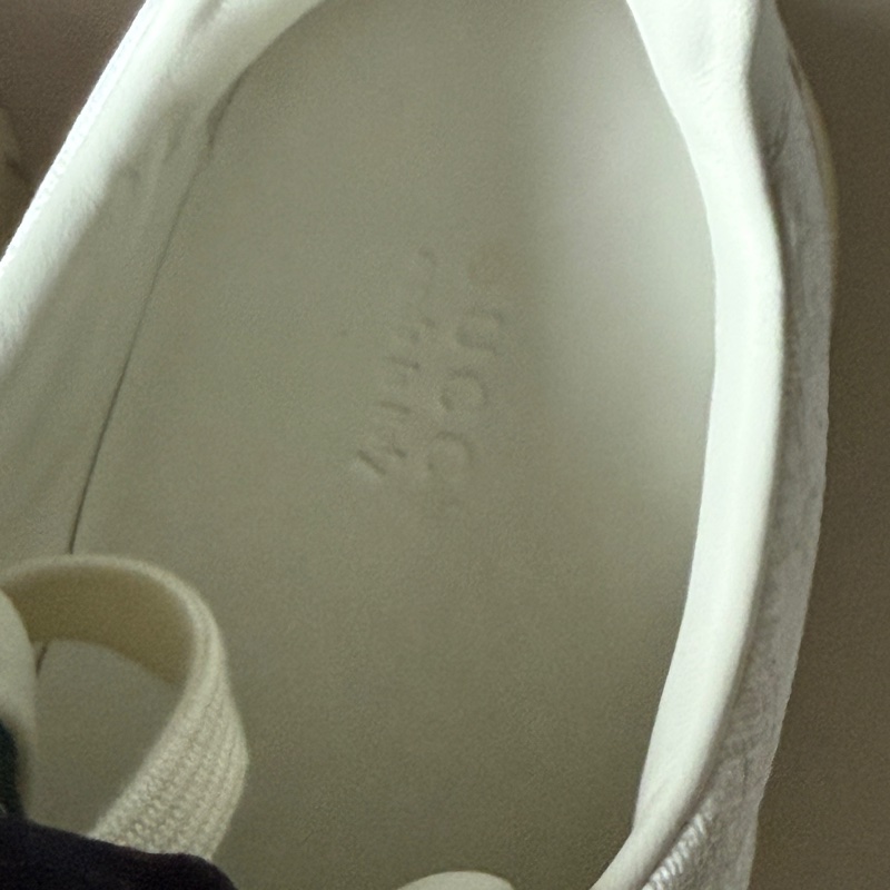 『全新』肖戰陳哲遠同款 Gucci小白鞋38.5-21