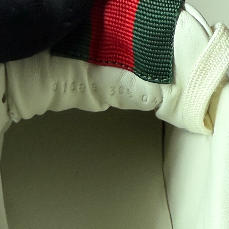 『全新』肖戰陳哲遠同款 Gucci小白鞋38.5-22