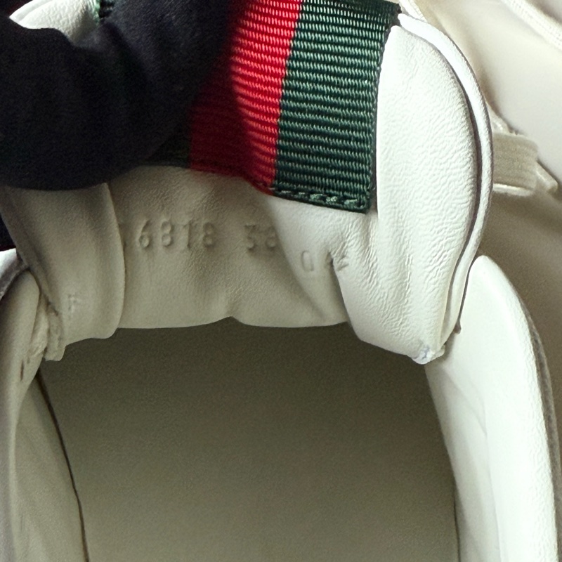 『全新』肖戰陳哲遠同款 Gucci小白鞋38.5-23