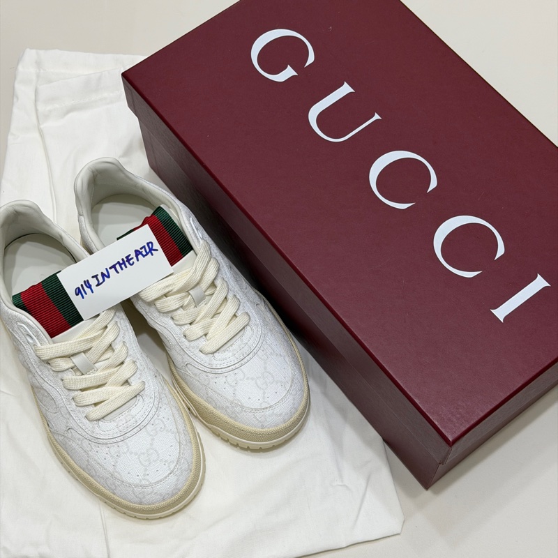 914intheair精品代購『全新』肖戰陳哲遠同款 Gucci小白鞋36-38