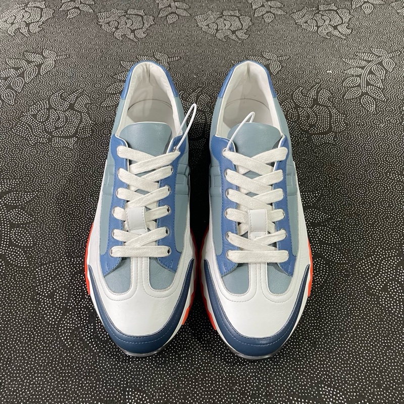 01841 99新愛馬仕白藍休閒鞋44碼無盒，成色充新，輕微磨損-9