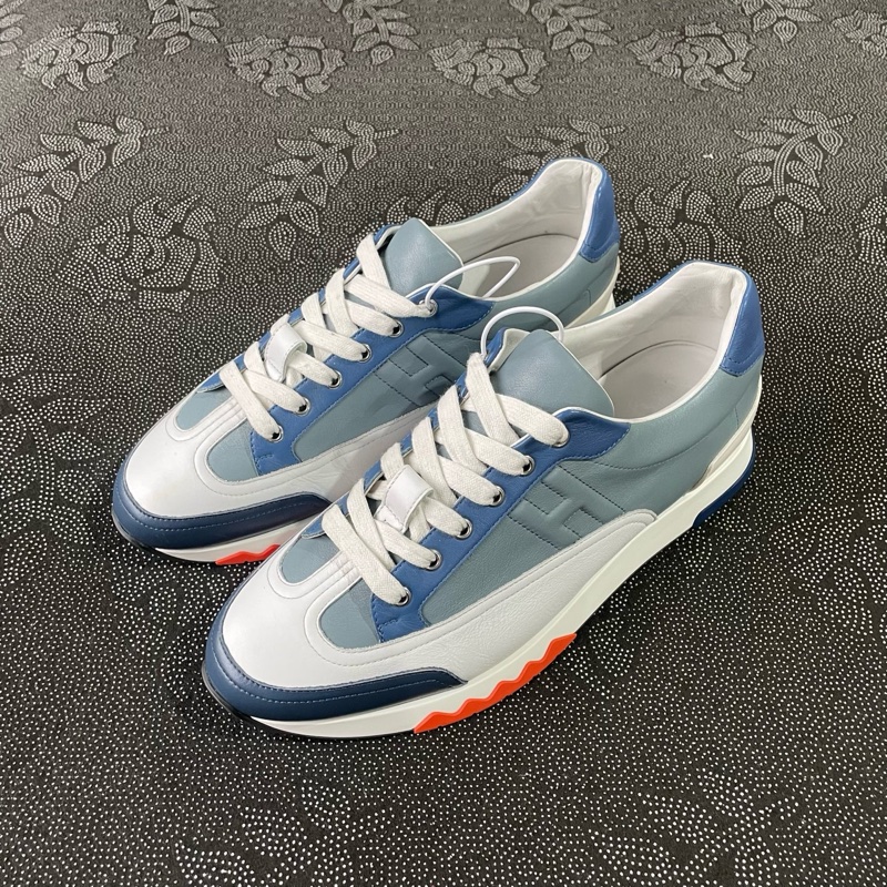 01841 99新愛馬仕白藍休閒鞋44碼無盒，成色充新，輕微磨損-11