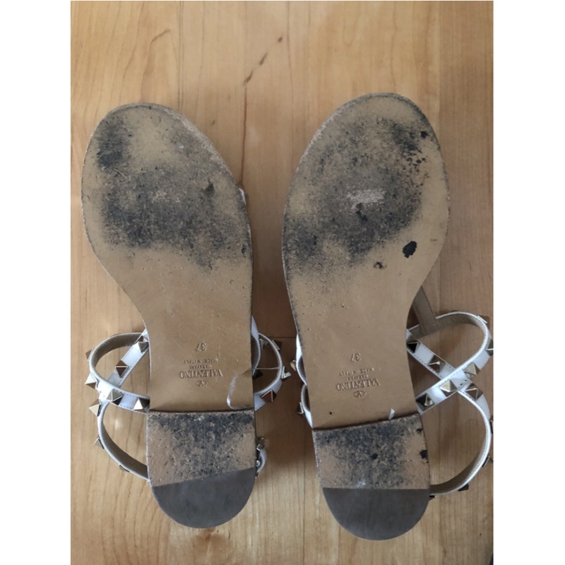 valentino garavani 白色涼鞋-7