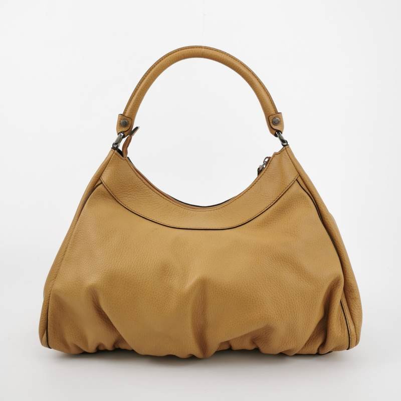 Gucci Abbey D-Ring牛皮純色D形圓環裝飾單肩包-4