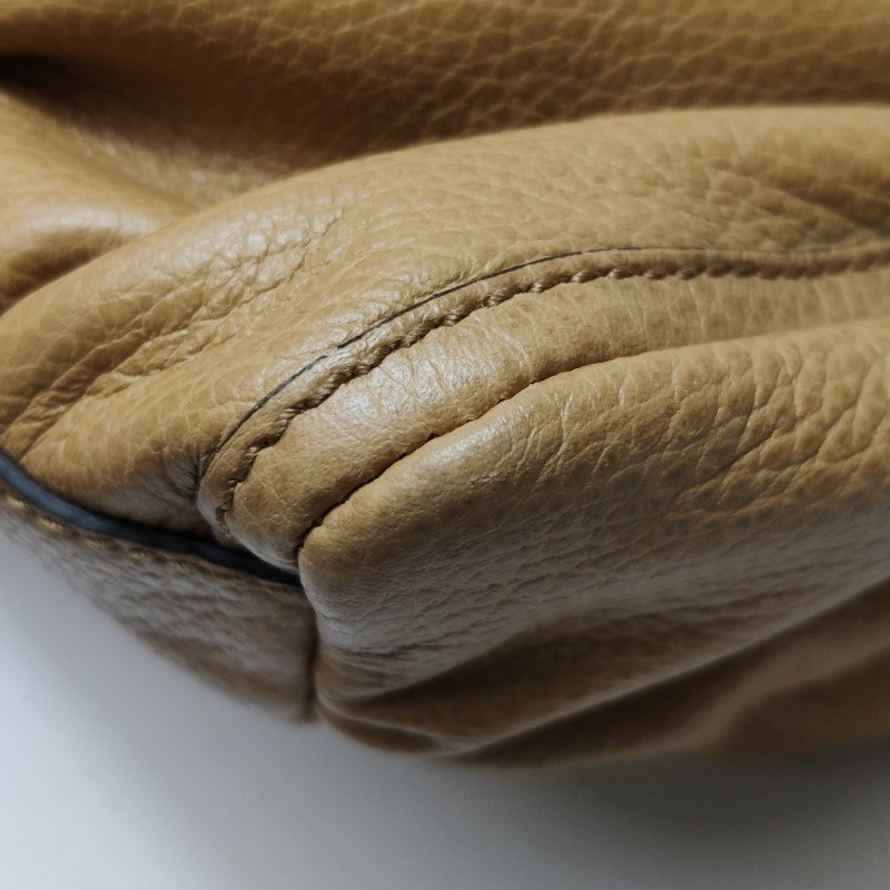 Gucci Abbey D-Ring牛皮純色D形圓環裝飾單肩包-12