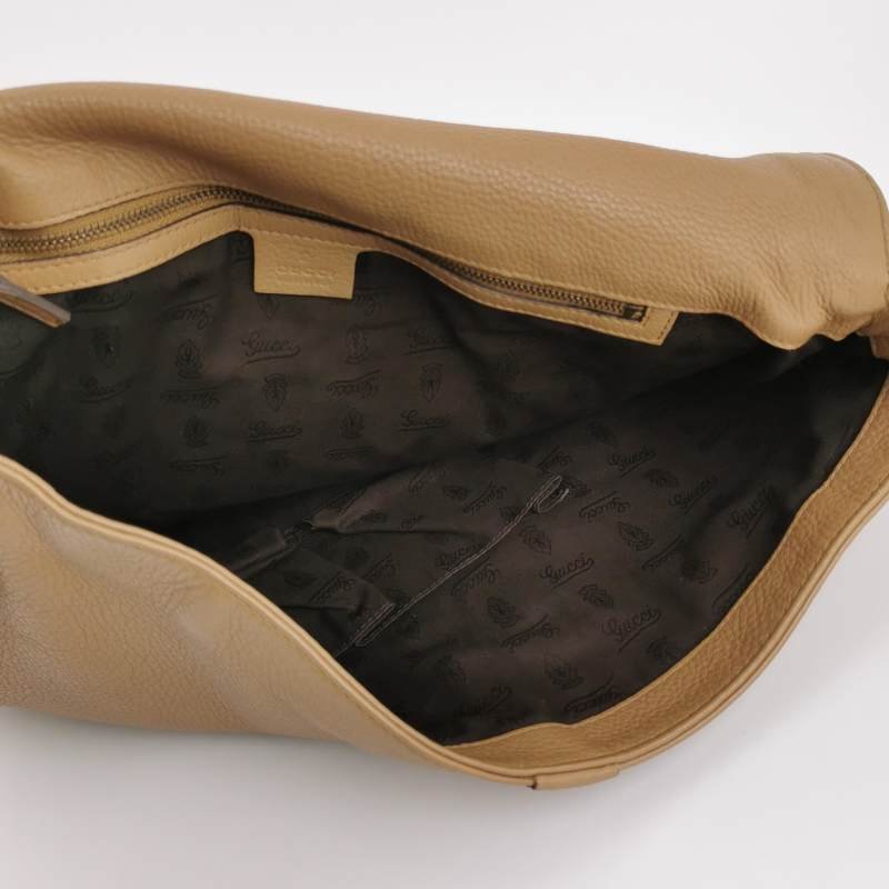 Gucci 牛皮竹節斜挎包單肩包-6