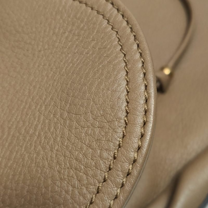 Gucci 牛皮竹節斜挎包單肩包-12