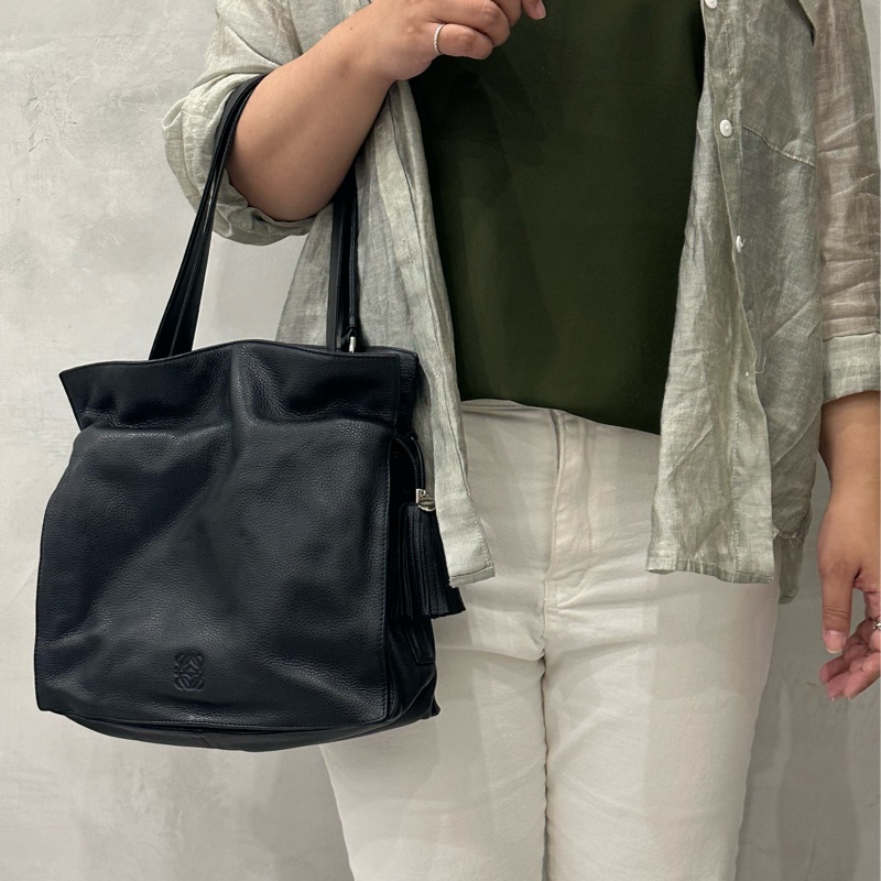 🔥優惠好價 Loewe皮革抽繩款 流蘇福袋 超稀有釋出-2