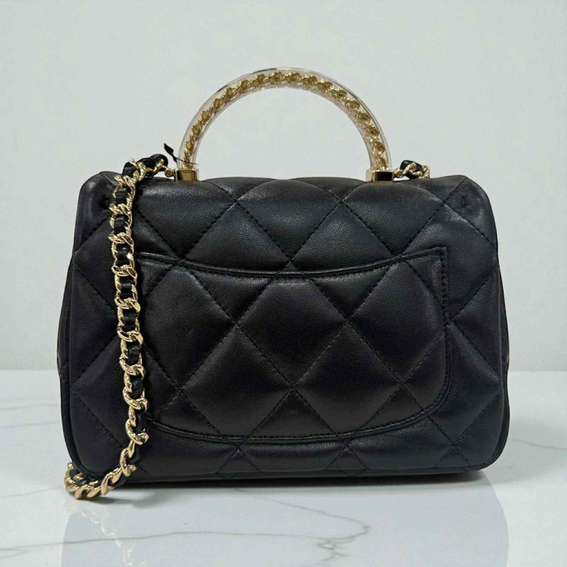 CHANEL 壓克力手把COCO HANDLE 黑色-3