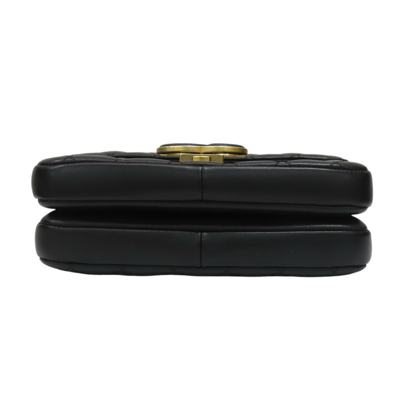 黑色 羊皮 菱格紋 CC Chic Flap 鍊帶 肩背包【CHANEL 香奈兒】-3