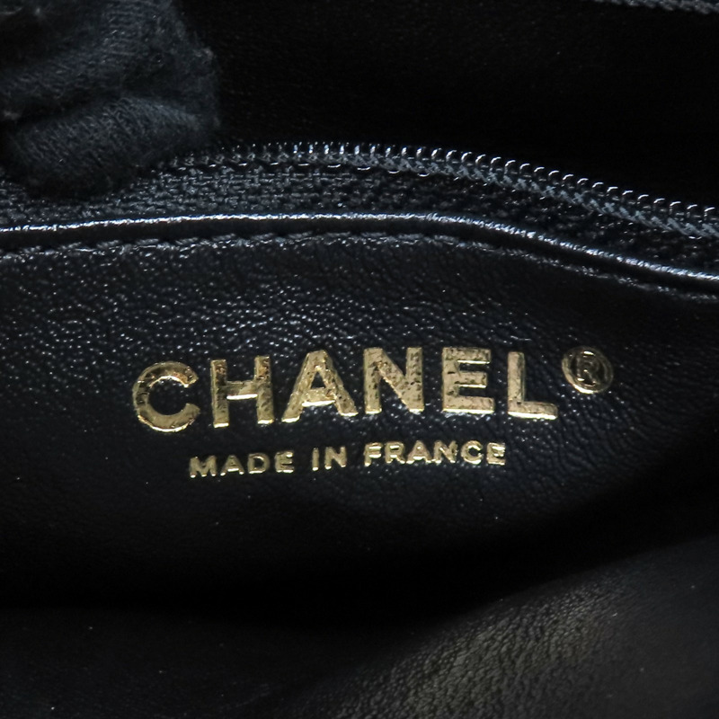 黑色 羊皮 菱格紋 CC Chic Flap 鍊帶 肩背包【CHANEL 香奈兒】-8