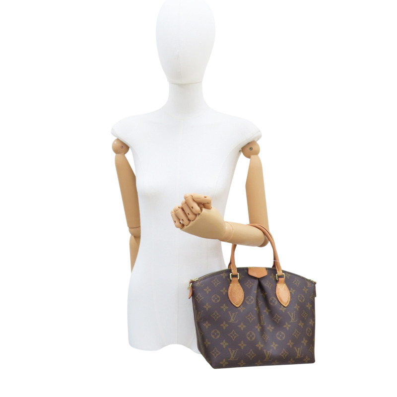 棕色 原花 PVC塗層帆布 Boetie PM 兩用包【LOUIS VUITTON LV 路易威登】 M45986-6