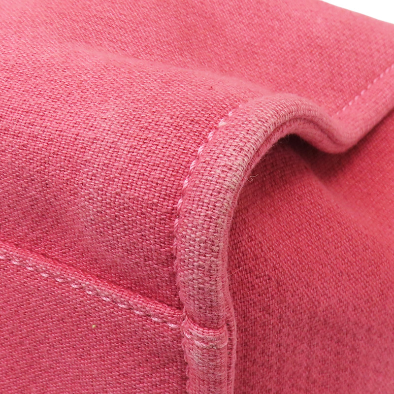 紅色 帆布 Deauville GM 沙灘包 兩用包【CHANEL 香奈兒】-12