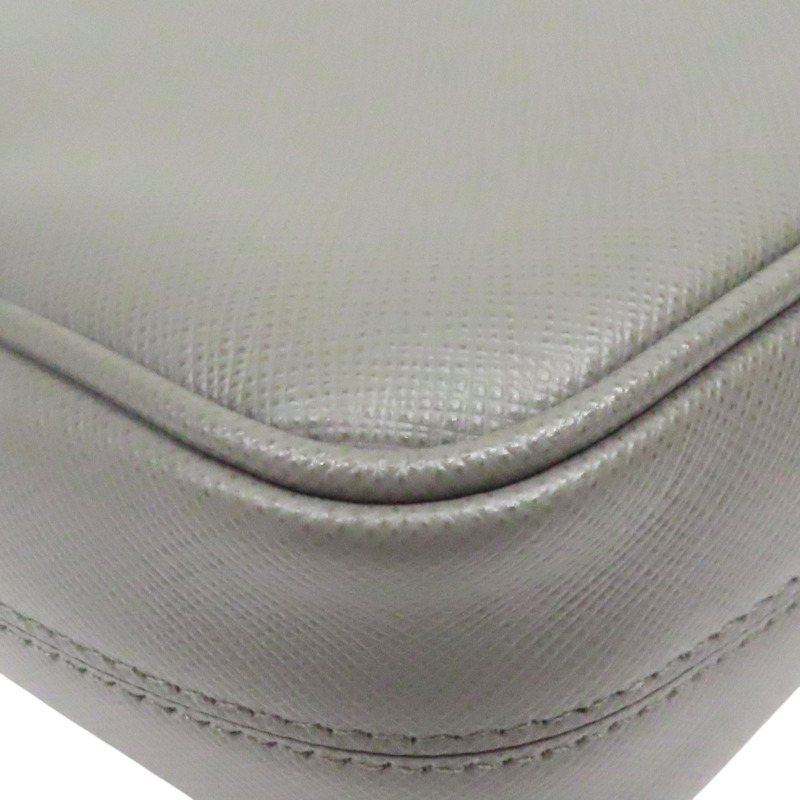 灰色 牛皮 肩背包【PRADA 普拉達】 2VH113-7