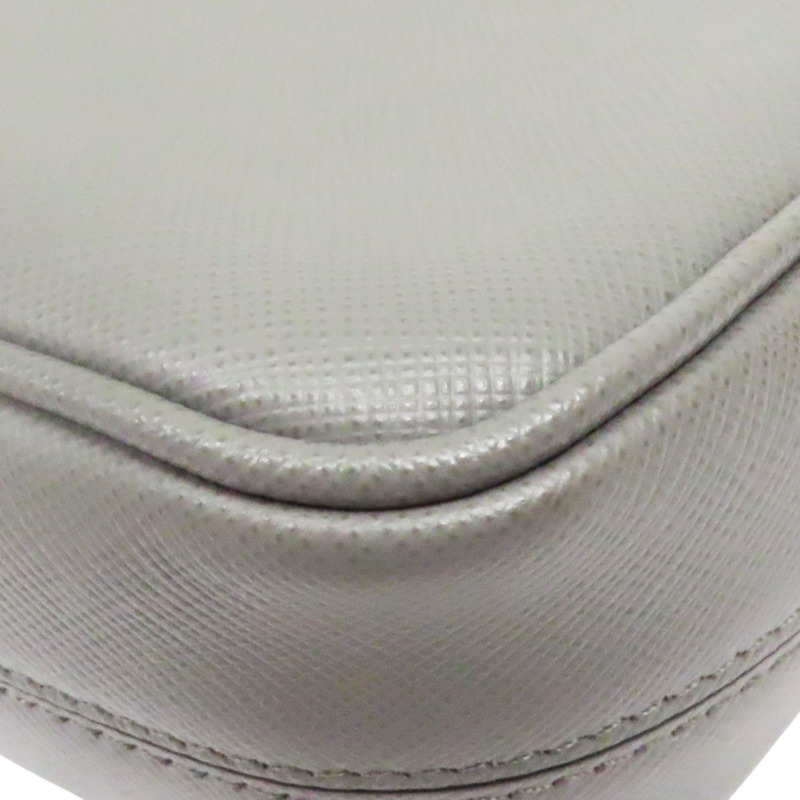 灰色 牛皮 肩背包【PRADA 普拉達】 2VH113-8