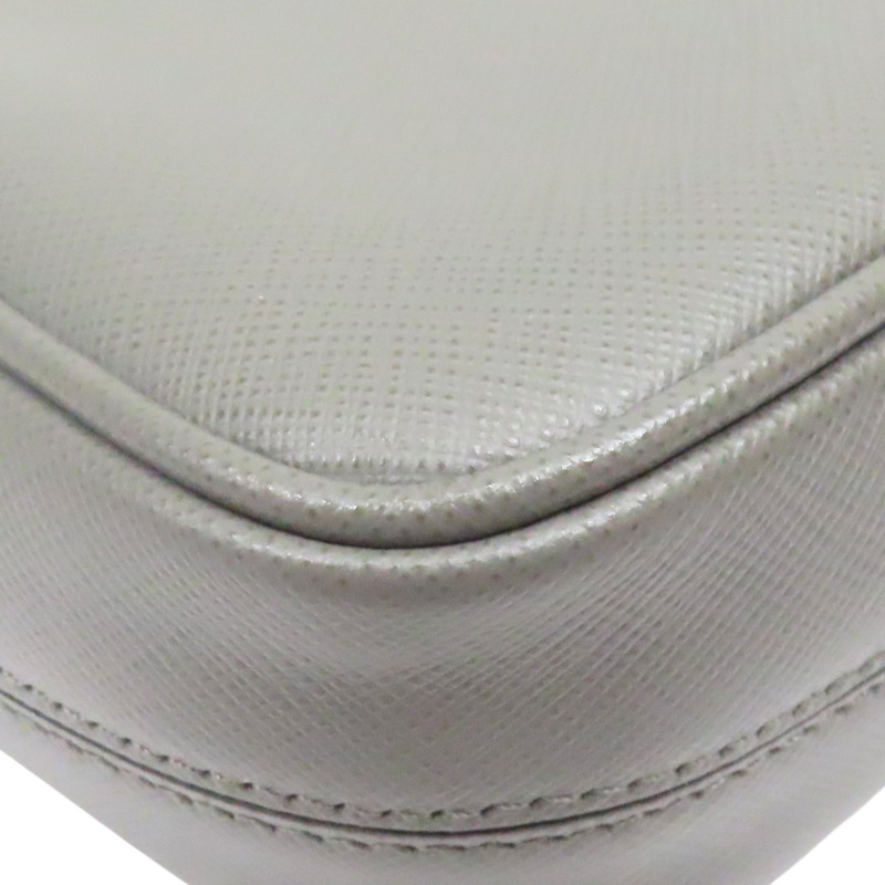 灰色 牛皮 肩背包【PRADA 普拉達】 2VH113-9