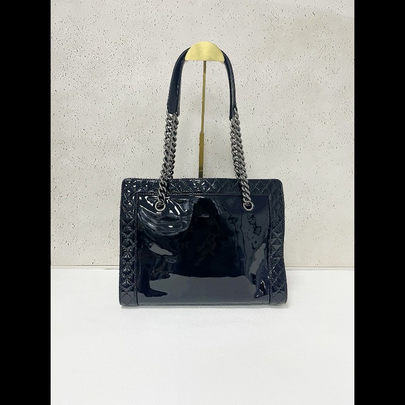 Chanel 漆皮leboy tote-3