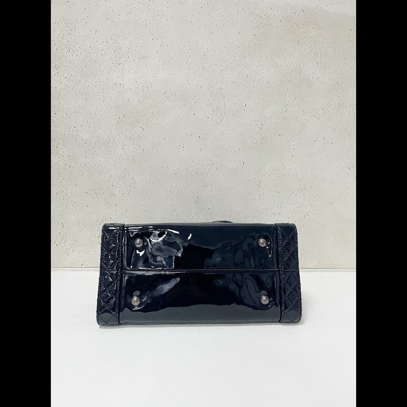 Chanel 漆皮leboy tote-4