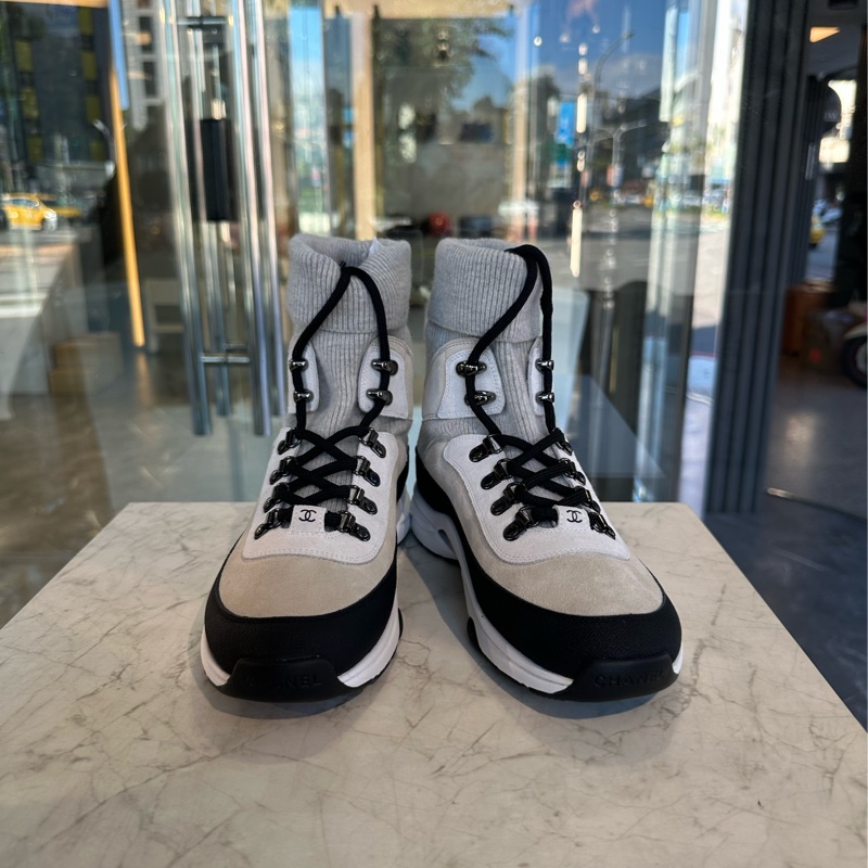 CHANEL 襪套休閒鞋-0