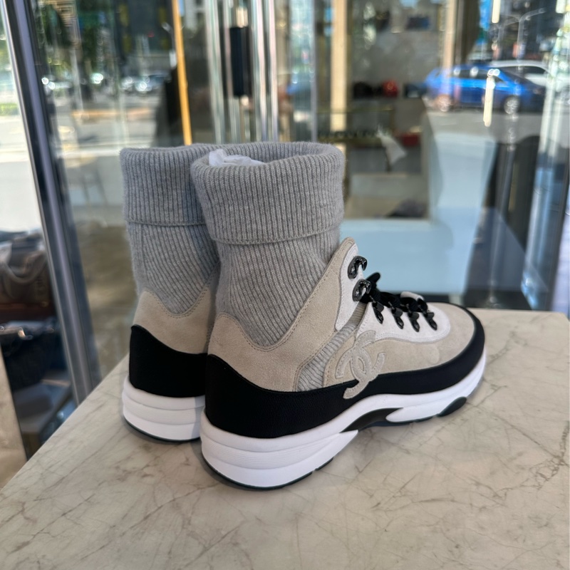 CHANEL 襪套休閒鞋-2