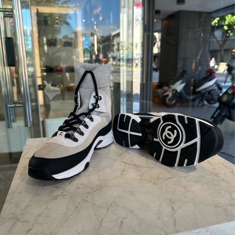 CHANEL 襪套休閒鞋-3