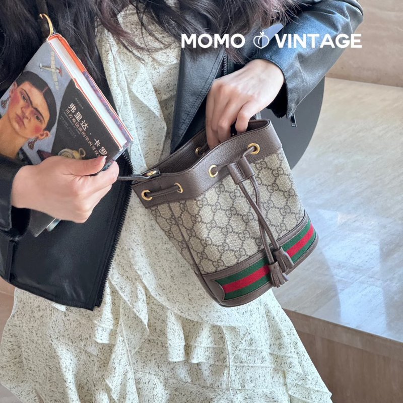 🏷Gucci．Ophidia 老花水桶包-21