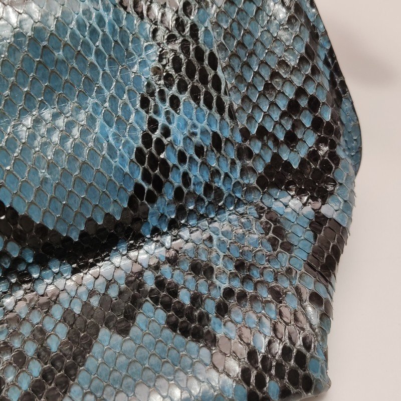 Loewe Flamenco 牛皮蛇皮繩結設計單肩包-13