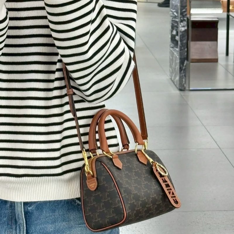 (全網最甜🤍)🏷Celine．Boston 老花波士頓 新款-28