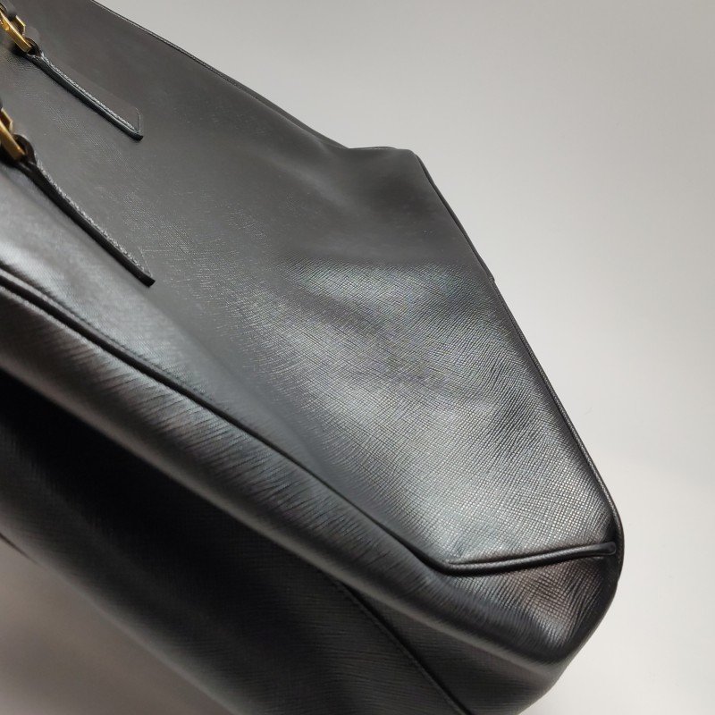 Prada Galleria 殺手包大號牛皮純色三角徽標斜挎包單肩包-21