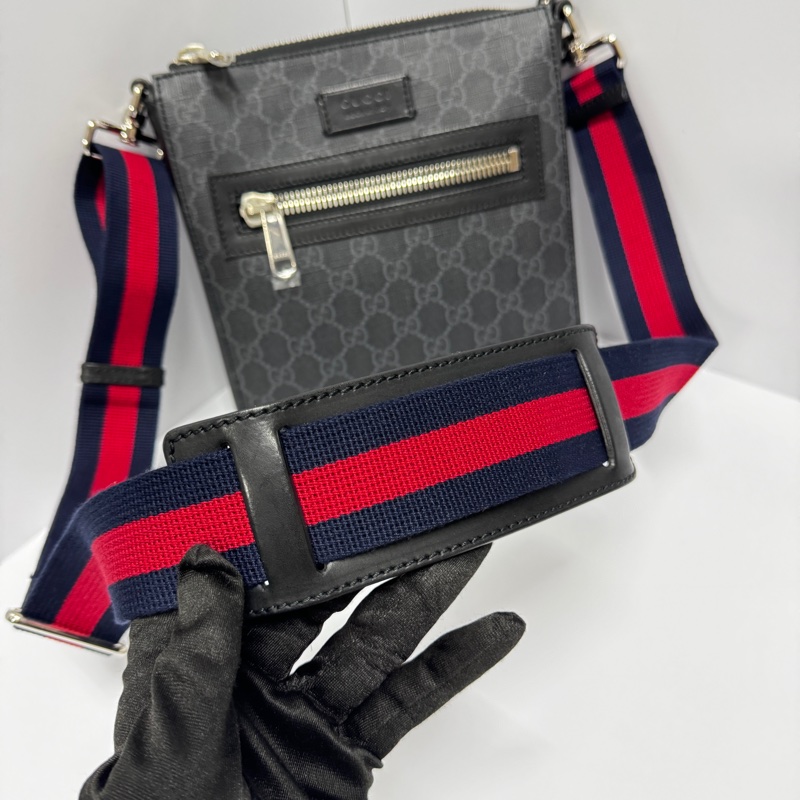 (全新品🎁) GUCCI 古馳 黑老花斜背包 專櫃65000!-5