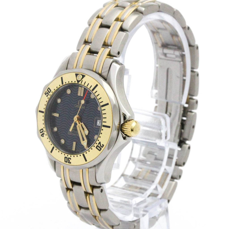 歐米茄海馬系列專業300公尺潛水錶 18K金鋼款 2382.80 拋光-1